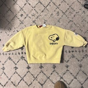 Zara 3-4 years peanuts sweatshirt